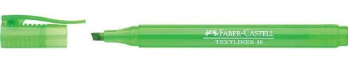 FABER-CASTELL Textmarker TEXTLINER 38, grün VE=6