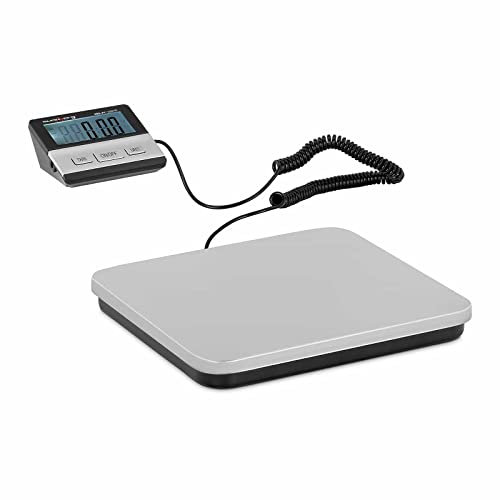 Steinberg System 200 kg / 50 g Digitale Paketwaage Plattformwaage mit LCD Display Digitalwaage 30,0 x 28,5 cm