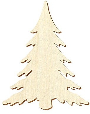 Sperrholz Zuschnitte - Tanne Schnee - 5-40cm, Größe:Höhe 29cm