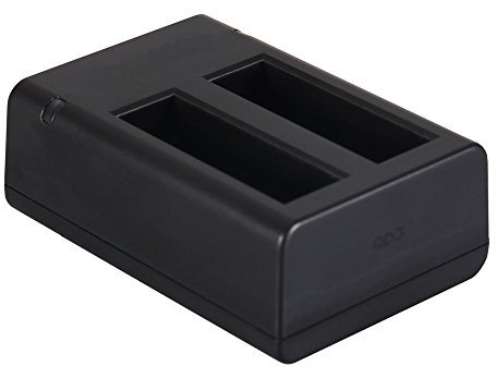 Radi Batterie de Dual Chargeur rapide de batterie pour GoPro, Fusion, asbba de 001 avec câble Micro USB