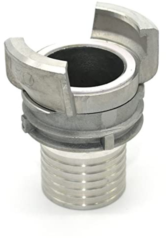 Demi raccord symétrique Guillemin, pompier, à douille annelée - aluminium - DN 40 x 35mm