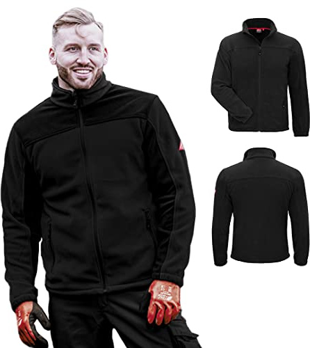 Nitras MOTION TEX PLUS Fleecejacke - windfeste Jacke für Freizeit & Arbeit