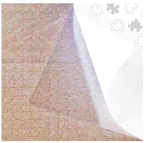 Preserve 2 x 1000 Pieces Puzzles - Clear Puzzle Glue Sheets Extra Large Thick Jigsaw Puzzle Saver Peel and Stick Adhesive Backing to Preserve Frame Finished 24 x 30 Puzzles