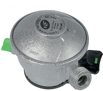 KEMPER - Détendeur Butane clip Quick-On Valve Diam 20mm Avec Sécurité stop gaz