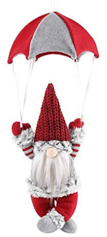 SIOPEW Weihnachten Wichtel Figuren Stehend Weihnachts Stoff Zwerge Schmuck Deko Geschenk Niedlich Weihnachtspuppe Weihnachtsszene Dekorationen Gesichtslos Fallschirmspringen Alter Mann Ornamente