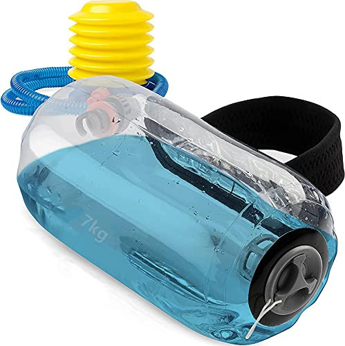 YZBBSH Fitness Weightlifting Aqua Bag 15kg 25kg 35kg Gewichtstasche Verstellbare Power Bag Tragbare Vielseitige Wasser Hanteln für Heim Training Fitness Alternative Sandsack(mit Fußpumpe),7kg