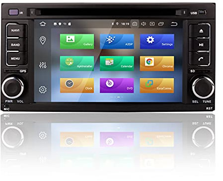 MOOKAKA Android 10 Autoradio 2 din GPS Navigation für Subaru Forester Impreza 2008-2013 Autoradio Multimedia Player mit Wireless Carplay Bluetooth WiFi DSP DVD 7 Zoll Head Unit (PX6 6 Core 4+64GB)
