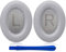 Hoxiver Earpads Cushions Replacement for Bose QC35 (QuietComfort 35) & QC35ii Headphones Ear Pads,Soft Protein Leather,Noise Isolation Foam(Silver)