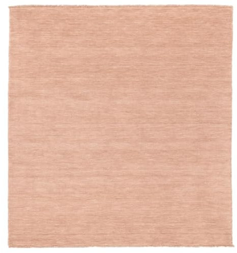 RugVista Handloom Fringes Teppich, 250 x 250 cm, Rosa