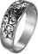 JewelryWe Schmuck Herren-Ring Edelstahl Retro Auge von Gott Teufel-Augen Männer Ringe Bandringe Gravur, Silber Größe 70
