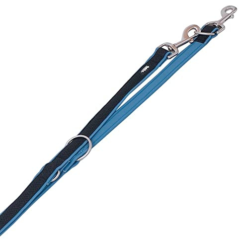 Nobby Führleine Mesh Preno, blau, L: 200 cm, B: 25/35 mm, 1 Stück