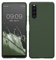 kwmobile Hülle kompatibel mit Sony Xperia 10 IV Hülle - weiches TPU Silikon Case - Cover geeignet für kabelloses Laden - Dunkelgrün matt