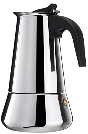 ANIFM Tragbarer Topf, Edelstahltöpfe, Geysir-Hersteller, Wasserkocher, Brauer, Latte-Perkolator, Herd, Werkzeuge, leicht zu reinigen, 22.3.15 (200 ml), Kochgeschirr Comfortable Anniversary