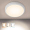 LED Ceiling Light 18W 2200 lm, 3 Colors Choice 3CCT in 1 Bathroom Lights Surface and Recessed Mount Indoor Ceiling Lights for Storage Room, Stairwell, Porch and More