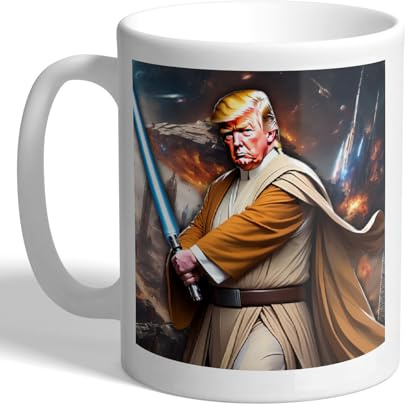 I Love Mugs - Donald Trump - Star, Space Warrior Mug, Ceramic, 11fl.oz.
