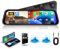 Hodozzy Spiegel Dashcam 4K mit 12 Zoll Touchscreen, Rückspiegel Dashcam Vorne Auto mit Carplay GPS Android Auto, Kamera mit Bluetooth, Nachtsicht WDR, WiFi Loop-Aufnahme, FM, AUX, 64 GB Karte