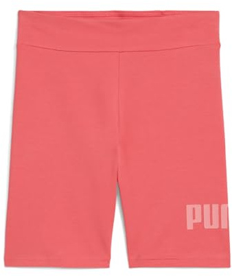PUMA Mädchen ESS 2 COLOR No.1 Logo​ Short Leggings G jogginghose damen, Peach Frost,