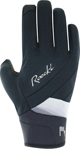Roeckl Waldau 2 Damen Winter Fahrrad Handschuhe lang schwarz/grau 2027: Größe: 7