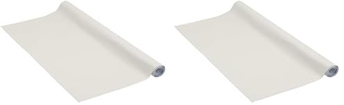 Venilia Klebefolie | Beige Sandfarben | Uni Matt Creme Beige Sandfarben, 45cm x 2m | selbstklebende Möbel-Folie, Dekofolie, Tapete, Küchenfolie | PVC ohne Phthalate | Made in EU (Packung mit 2)