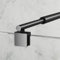 Dusche Einziehbar Stabilisator 73-123 cm, Stabilisierungsstange für Glasstärken 8-10 mm für Duschwand Walk-in Duschabtrennung, Matt Schwarz