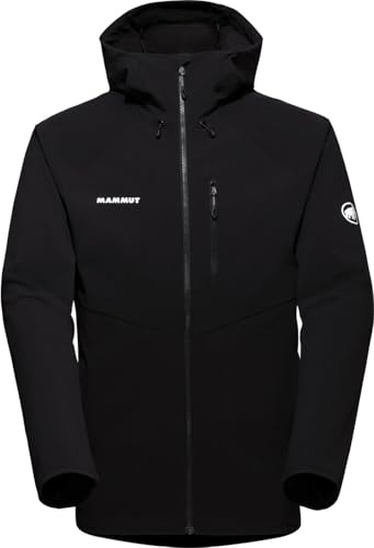 Mammut Ultimate Comfort SO Hooded Jacket Men Herren Softshelljacke Black schwarz
