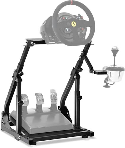 Anman Rennsimulator-Ständer Passend für Logitech G923 G920 Thrustmaster T80 T150 Fanatec Rennsimulator-Gestell ohne Lenkrad/Pedal/Handbremse/Schalthebel