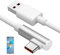 Huybaa Cable Usb C 6A 120W, cable carga rapida tipo c 90 Grados 2m, Cable Cargador Turbo Tipo C para Xiaomi 15 14T 13 Lite 5G Pad 6 5 POCO X7 X6 Pro C75 C65
