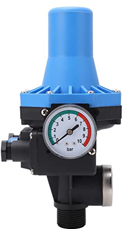 Controlador de presión de la bomba de agua Ajuste impermeable Interruptor de control de la bomba de agua automática con válvula de una sola vía para el hogar e industrial Material