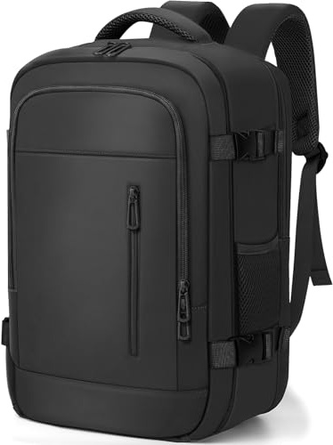 OTAHGK Cabin Bags 40×30×20 for Ryanair Underseat Carry-ons Travel Backpack Hand Luggage Bag Flight Rucksack Casual Daypack School Office Backpack Fit 14 Inch Laptop with USB Charging Port-Black