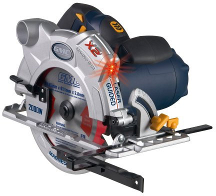 GMC DLS2000MCF Doppel Laser Kreissäge 185mm