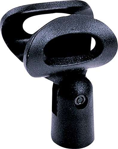 QUIK LOK - MP/890 PORTAMICROFONO FLESSIBILE GRANDE Portamicrofono Professionale Grande, Con Clip in Materiale Flessibile, Colore Nero