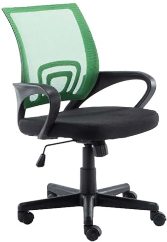CLP Bürostuhl Genius I Höhenverstellbarer Schreibtischstuhl Mit Netz-Bezug, Farbe:grün