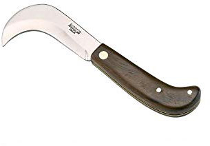 AUSONIA - 33089 REBMESSER MIT EDELSTAHLKLINGE UND HOLZGRIFF 18 CM