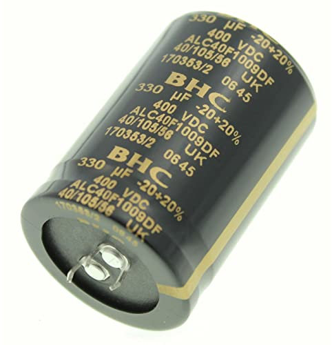 Condensatore Elko 2x radiale 330µF 400V | condensatore elettrolitico a scatto fino a 105°C | condensatore elettrolitico 330uF da BHC