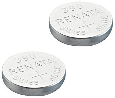 2 pilas Renata para reloj de pulsera, fabricación suiza, de dióxido de plata, sin mercurio, 1,55 V, larga vida útil