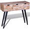 vidaXL Konsolentisch Tisch Sideboard Beistelltisch 3 Schubladen Altholz Teak