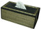 CCcollections Handgefertigte Reed Taschentuchboxabdeckung - Rechteckige Taschentuchbox Fügt Einen Raffinierten Akzent Zu Ihrer Wohnkultur Hinzu - Ideal Für Wohnzimmer Oder Büros (C Schwarz)