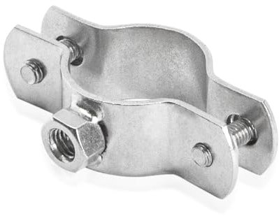 PRIOstahl® Rohrschellen aus Edelstahl V2A f. Stockschrauben - Rohrhalter Rohrbefestigung Rohr (3/4 Zoll, 25-31mm, 1 Stück)