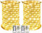 RcStarry 2 Pack LED Rope Light Battery Operated String Lights 33ft/10M 8 Mode Fairy Lights Waterproof Firefly Lights with Remote Timer for Christmas Garden Party Indoor/Outdoor Decor-Warm White