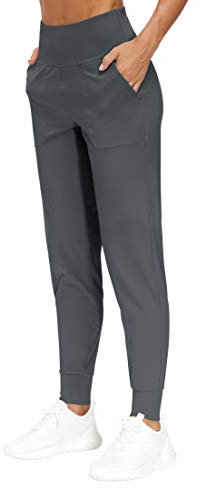 THE GYM PEOPLE Jogginghose Damen Sporthose Lang Yoga Hosen Leichte Sportleggings High Waist Freizeithose für Fitness, Wandern, Laufen