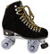 Moxi Skates - Panther - Lustige und modische Rollschuhe für Damen | Schwarzes Wildleder | Größe 3