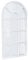 Window Style Mirror - Living Room Decor Hallway Home Panel Wall Glass 70cm Garden Modern | For Bathroom And Hallway Decoration | Stylish Mirror (White)