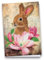 Ideen mit Herz Diamond-Painting-Grußkarte | Din B6 (11,5 x 16,5 cm) | 370 g/m² | inkl. Umschlag & Werkzeug (Hase 01)