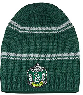 Harry Potter Unisex Beanie-Mütze, grün, One Size