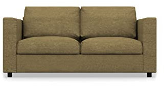 COMFORTLY 2-Sitzer Sofa Bett Schonbezug Ersatz handgefertigt kompatibel mit Vimle Couch 153 cm Matratze – nur Bezüge (Krone – Olive)