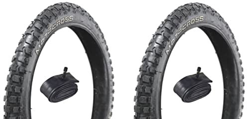Ammaco Moto Cross 20 x 2.125 BMX Chopper Dragster Retro Moto X Mountain Bike Tyre + Inner Tubes Deal
