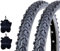 2 cubiertas deestone 16 x 1,75 (44-305) + 2 cámaras neumáticas negras MTB BICICLETA MOUNTAIN BIKE