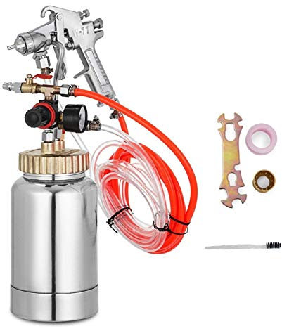 Airbrush-Zubehör 2 Liter 0.5 Gallone Bunte Farbe Wasser-in-Wasser-Spray-Airbrush-Marmor-Farb-Latex-Lackstein-Lackdruck-Druck-Tankausstoß-Airbrush (Color : 3.5mm)
