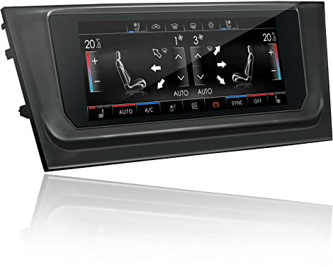 MOOKAKA Pannello di Controllo Climatizzatore per Auto Compatibile per Volkswagen Golf 7 2013-2020 Scheda A/C Display LCD HD Touch Screen IPS Supporto Controllo Vocale, Regolazione Clima