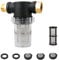 VOANZO Garden Hose Filter Water Hose Debris Line Filter Attachment with 100 Mesh Screen Inline Water Filter for Pressure Washer Inlet and Transfer Pump